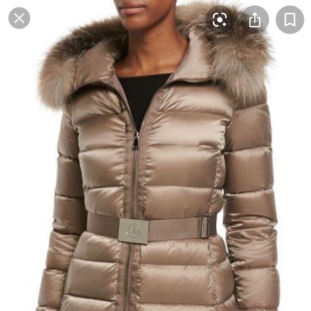Authentic Moncler Tinuviel Fox fur Puffer Coat